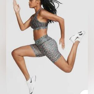 Nike One Printed Women Bike Short High Rise Floral Print